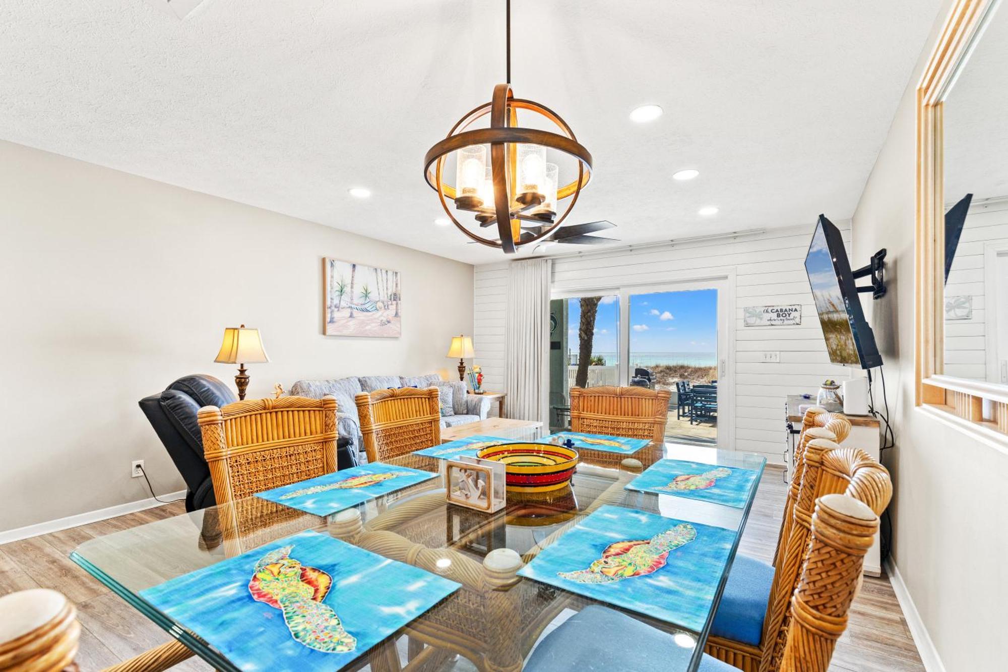 Surf's Up! Pet-friendly, 2br 2ba Beachfront Townhouse, Sleeps 8! * Panama City Beach