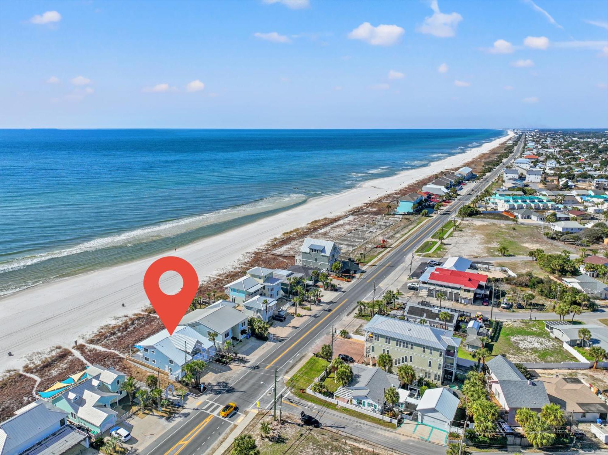 Luxury Gulf Front Property! Directly On The Beach! Sleeps 15! * Panama City Beach
